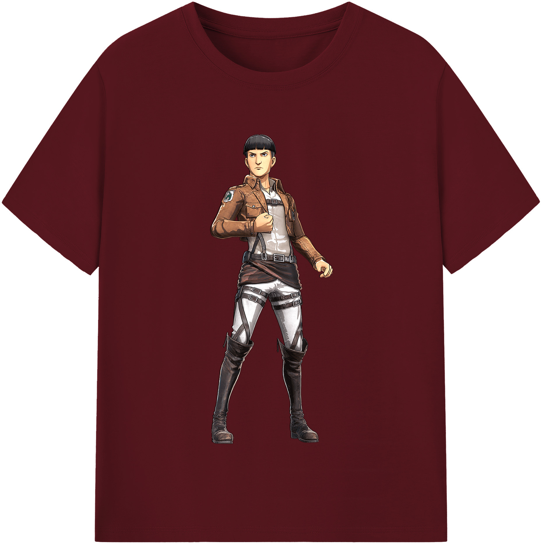 （画像用） 進撃の巨人 Attack on Titan 綿100％半袖Tシャツ（フロントプリント）